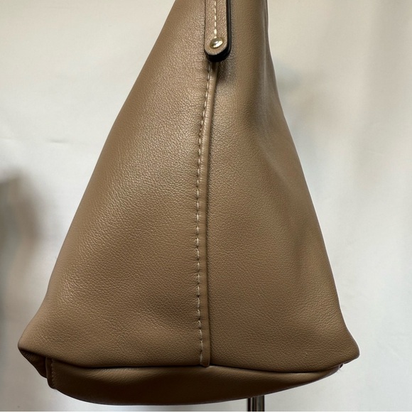 Steve Madden Taupe Faux Leather Tote Bag - Picture 4 of 9